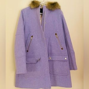 J. Crew Parka Faux Fur